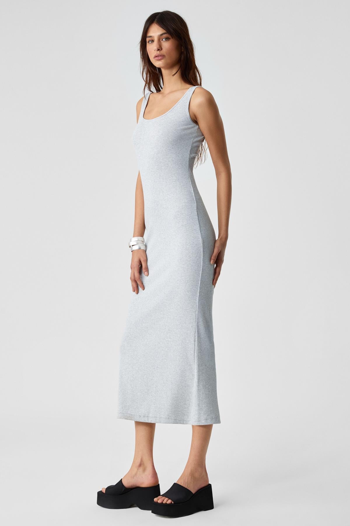 SOFUTEY Damen Schlanktes Ärmelloses Kleid