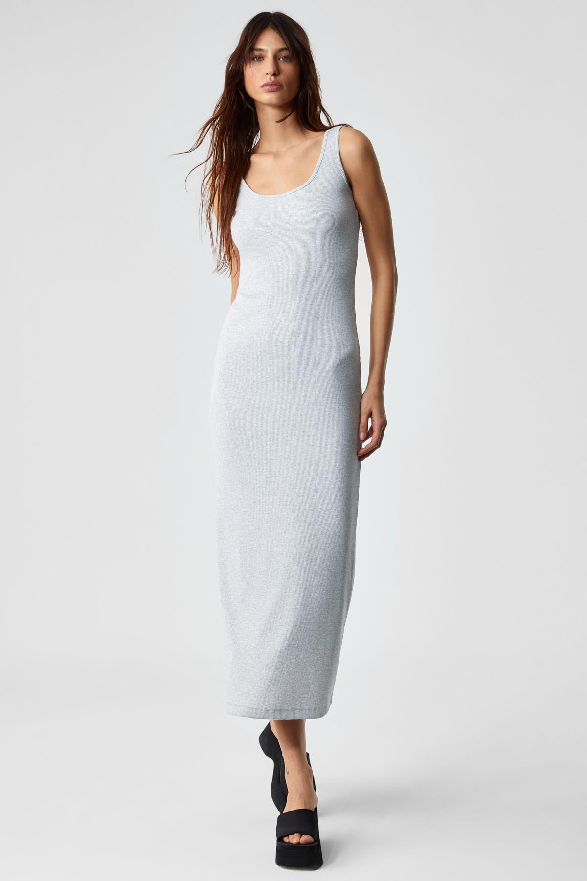 SOFUTEY Damen Schlanktes Ärmelloses Kleid