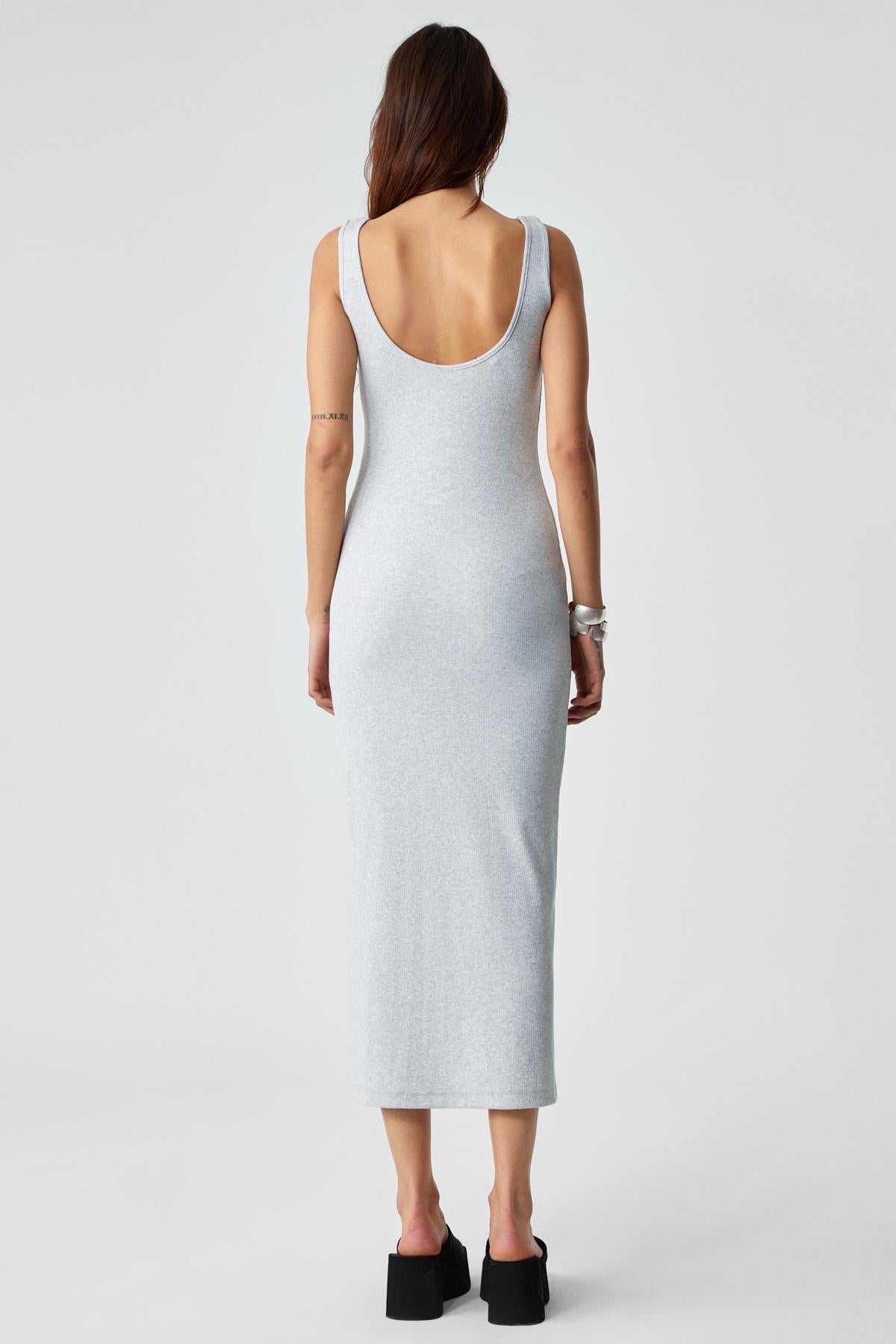 SOFUTEY Damen Schlanktes Ärmelloses Kleid