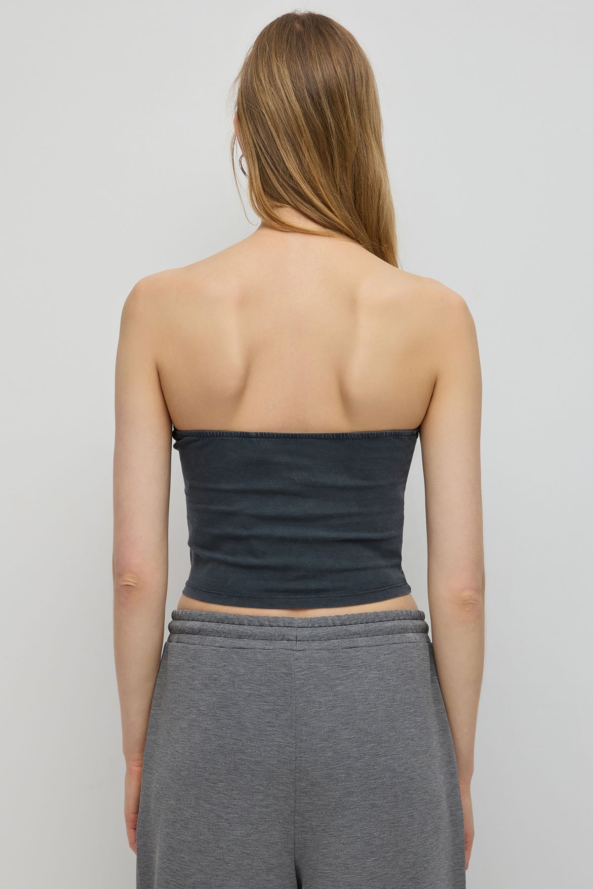 Kurzärmelige Crop-Bluse