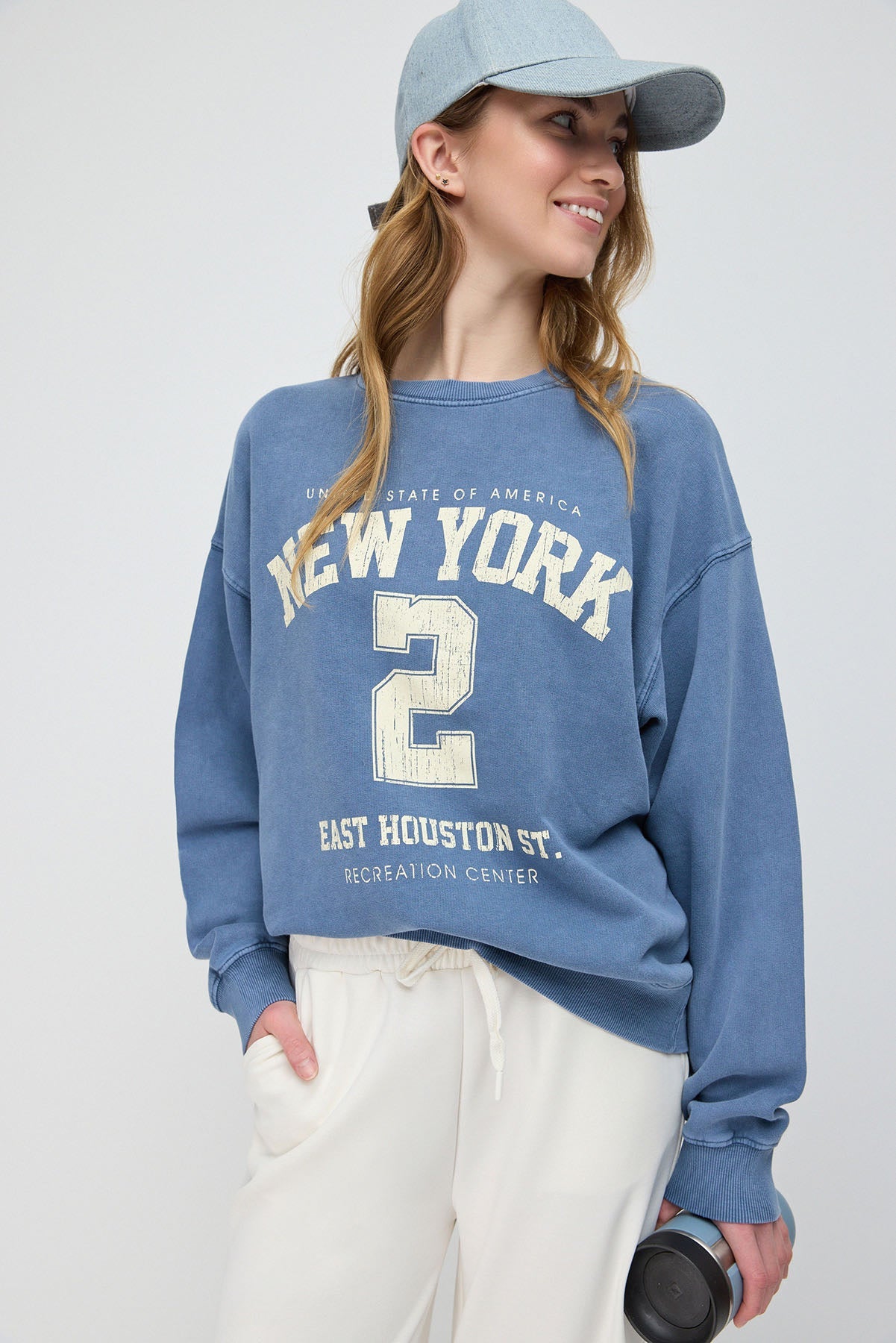 Bedrucktes Oversize-Sweatshirt