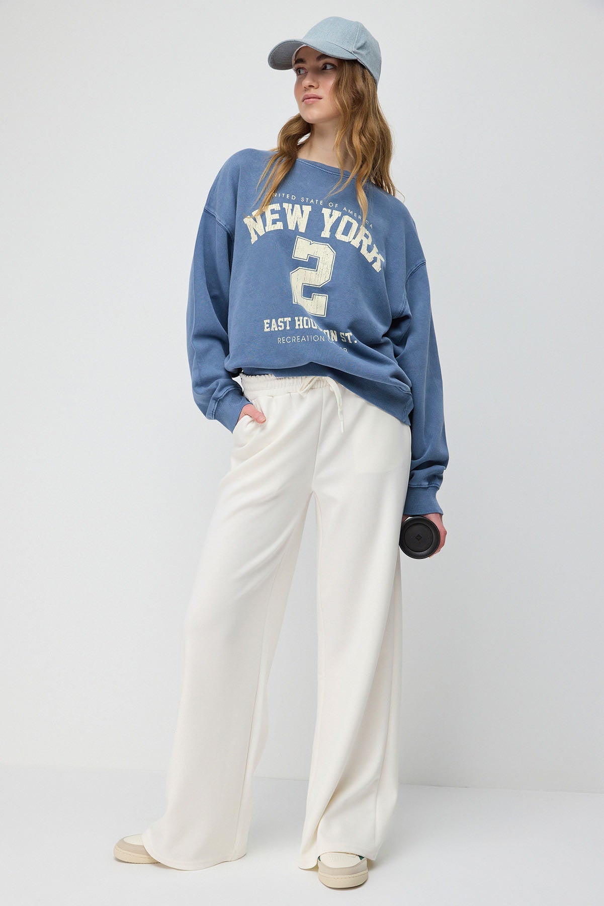 Bedrucktes Oversize-Sweatshirt