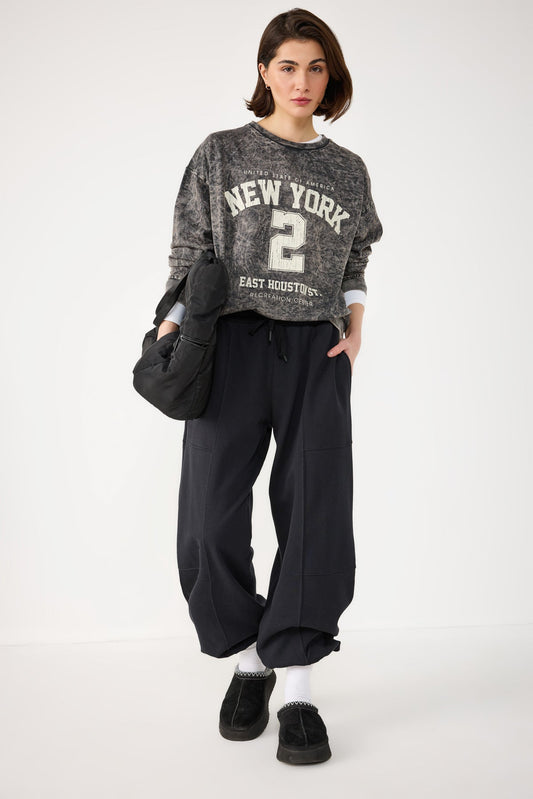 Bedrucktes Oversize-Sweatshirt
