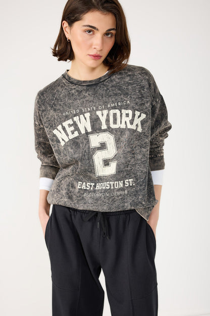 Bedrucktes Oversize-Sweatshirt