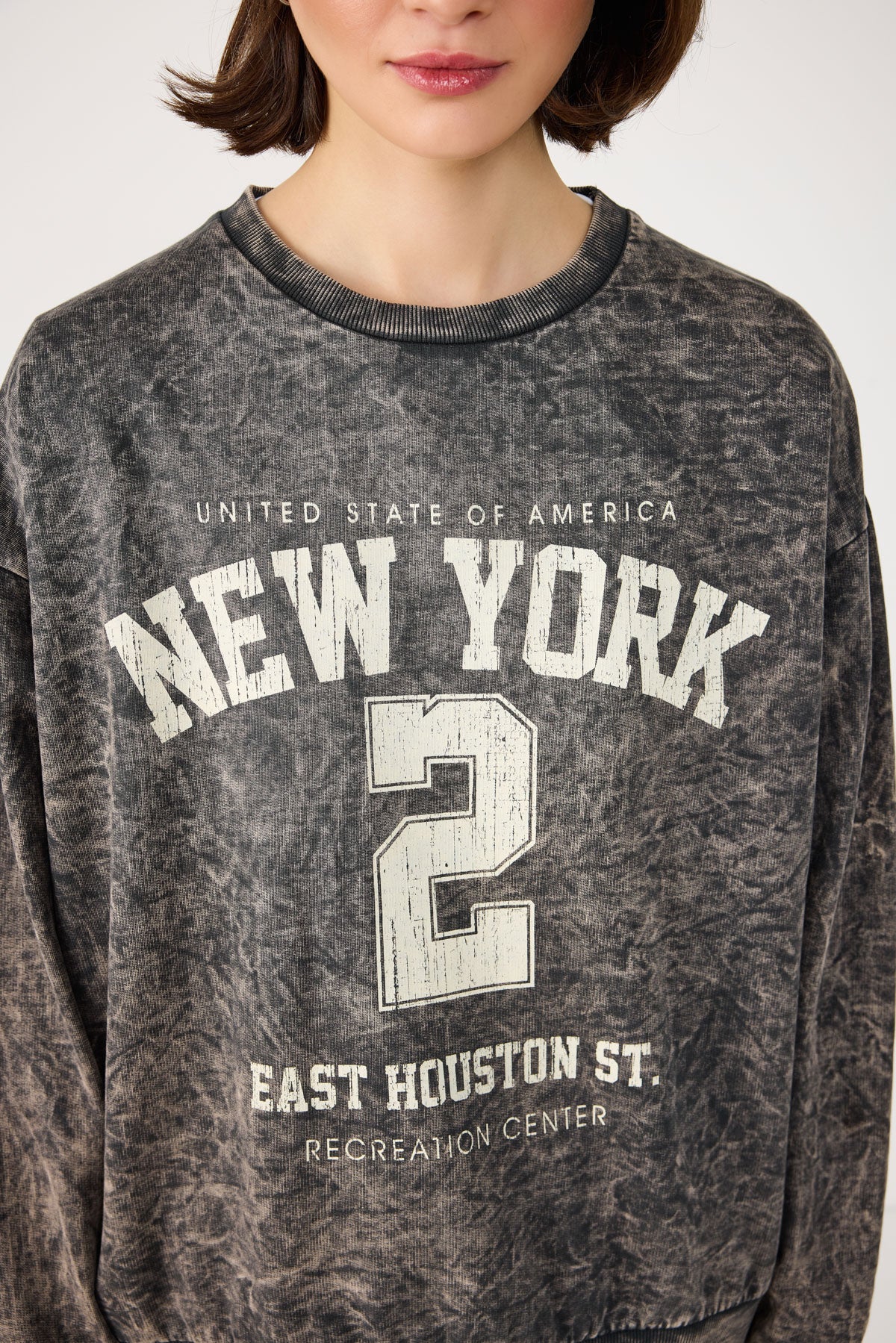 Bedrucktes Oversize-Sweatshirt