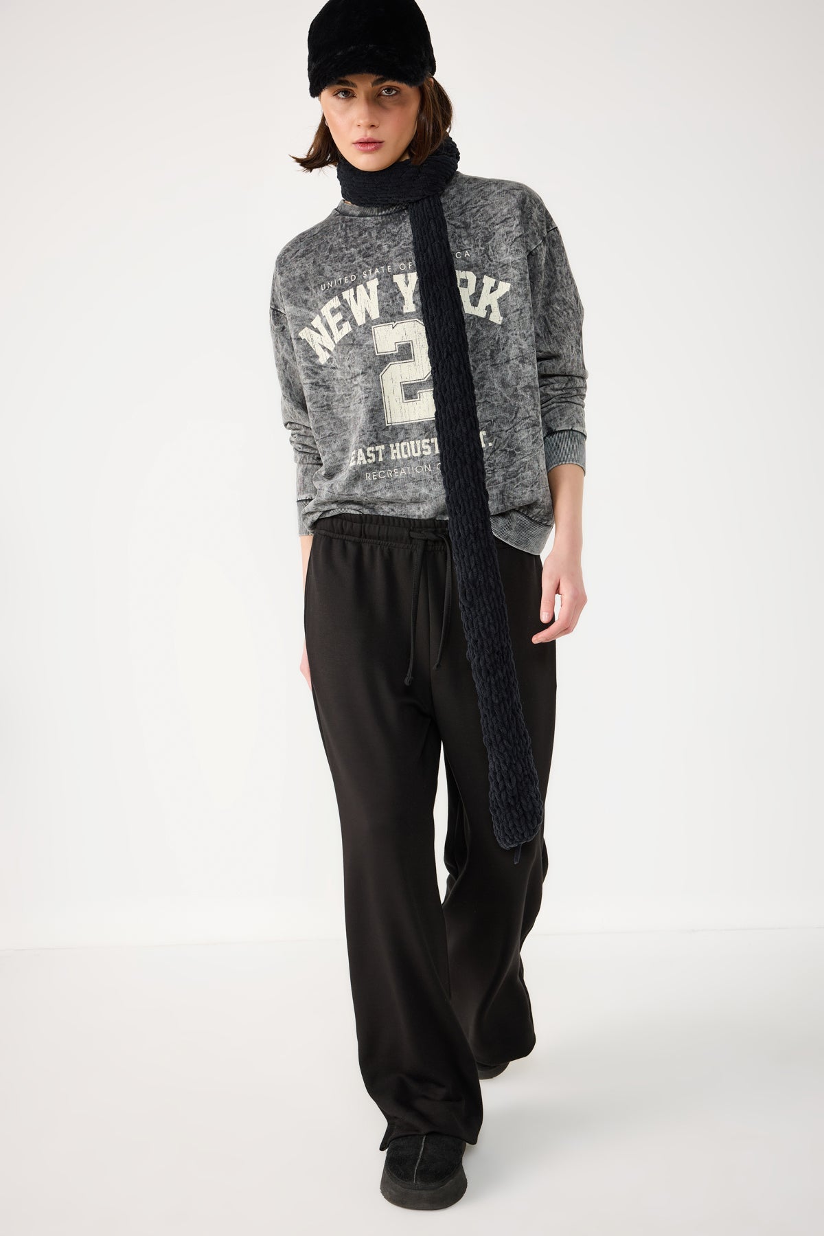 Bedrucktes Oversize-Sweatshirt
