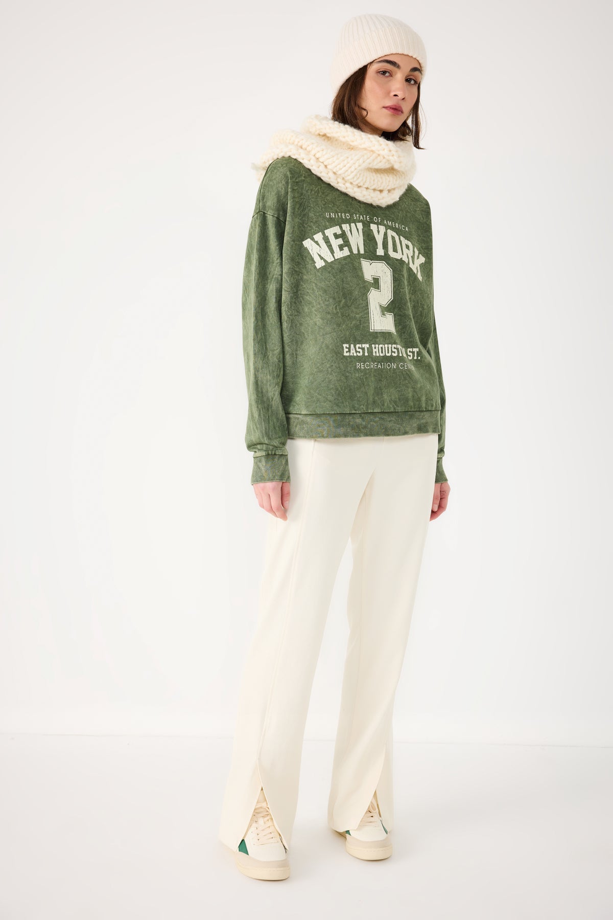Bedrucktes Oversize-Sweatshirt