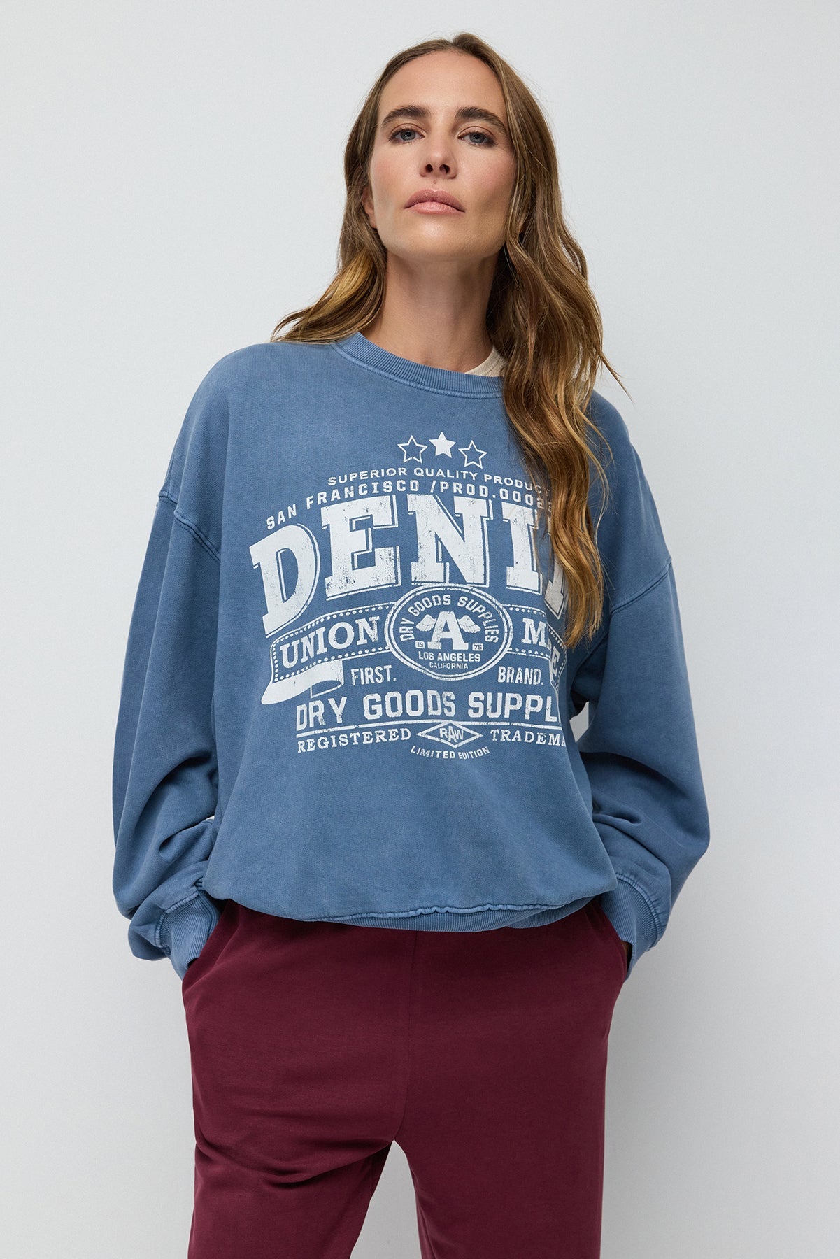 Bedrucktes Oversize-Sweatshirt