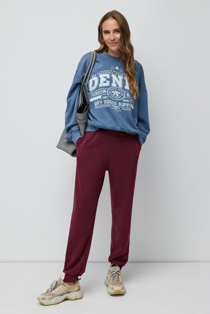 Bedrucktes Oversize-Sweatshirt