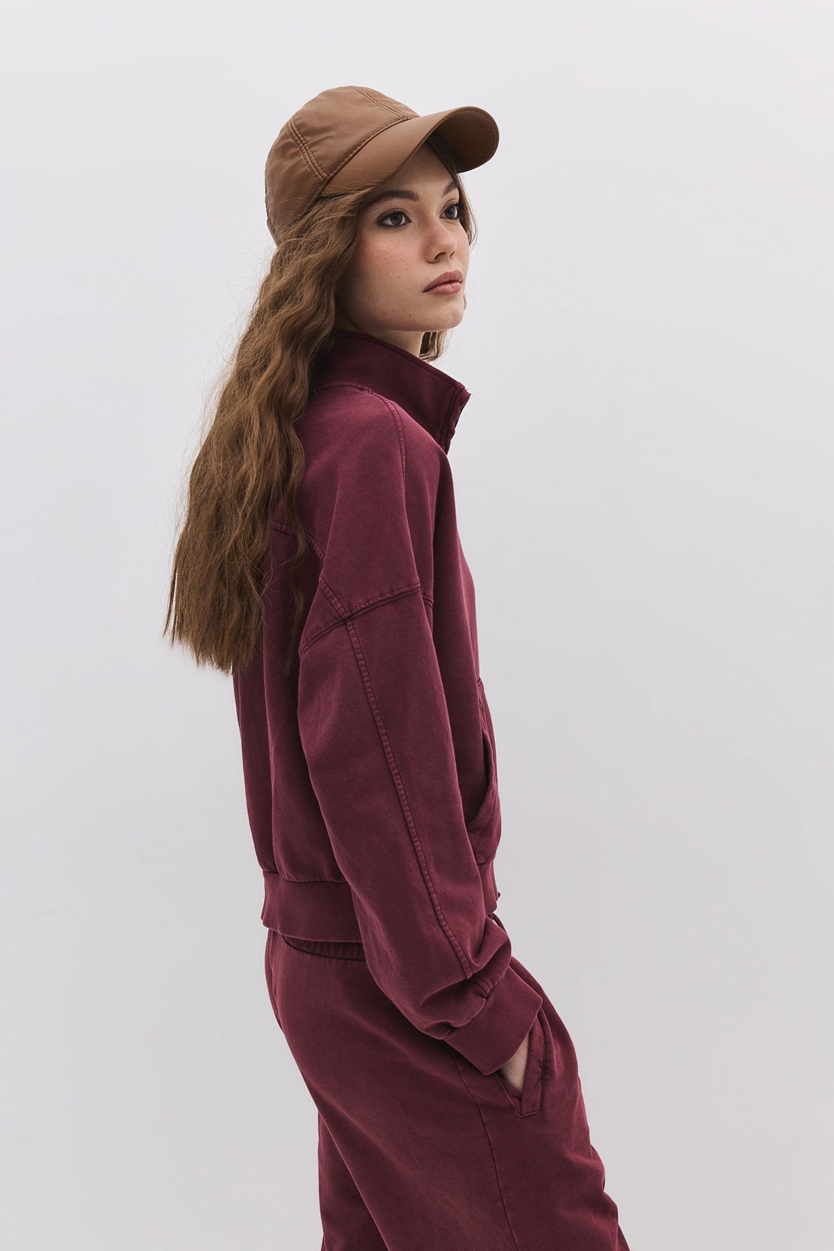 Sweatshirt mit Reißverschluss
