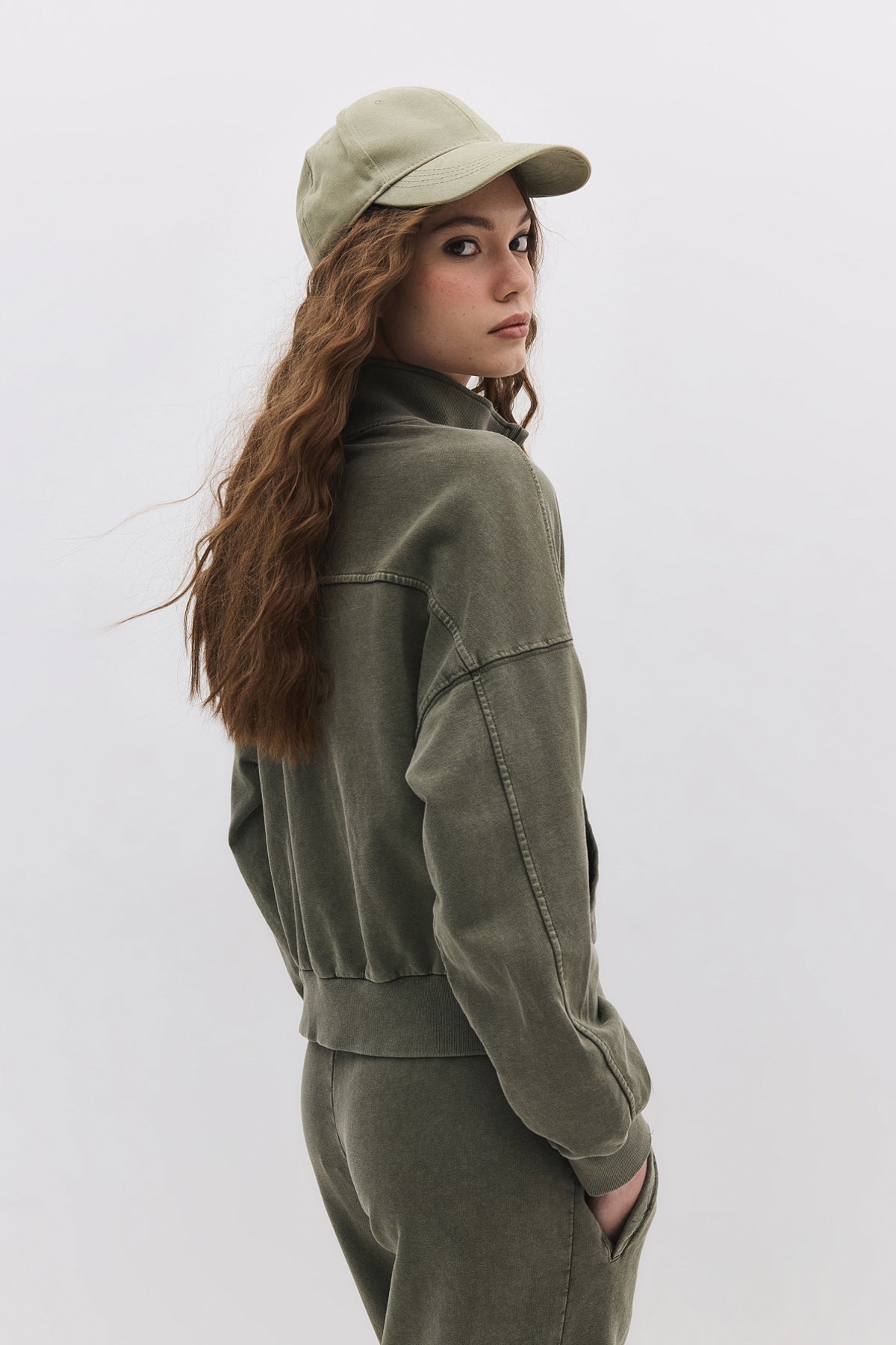 Sweatshirt mit Reißverschluss