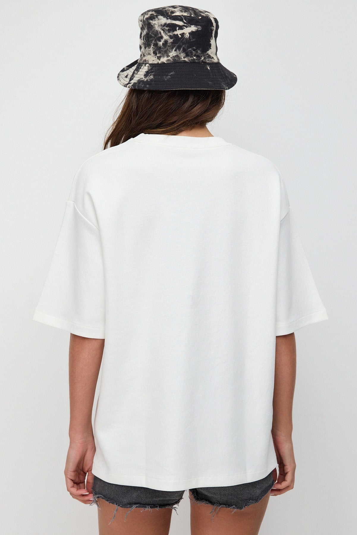 Oversize-T-Shirt mit Used-Look