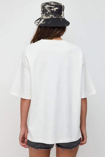 Oversize-T-Shirt mit Used-Look