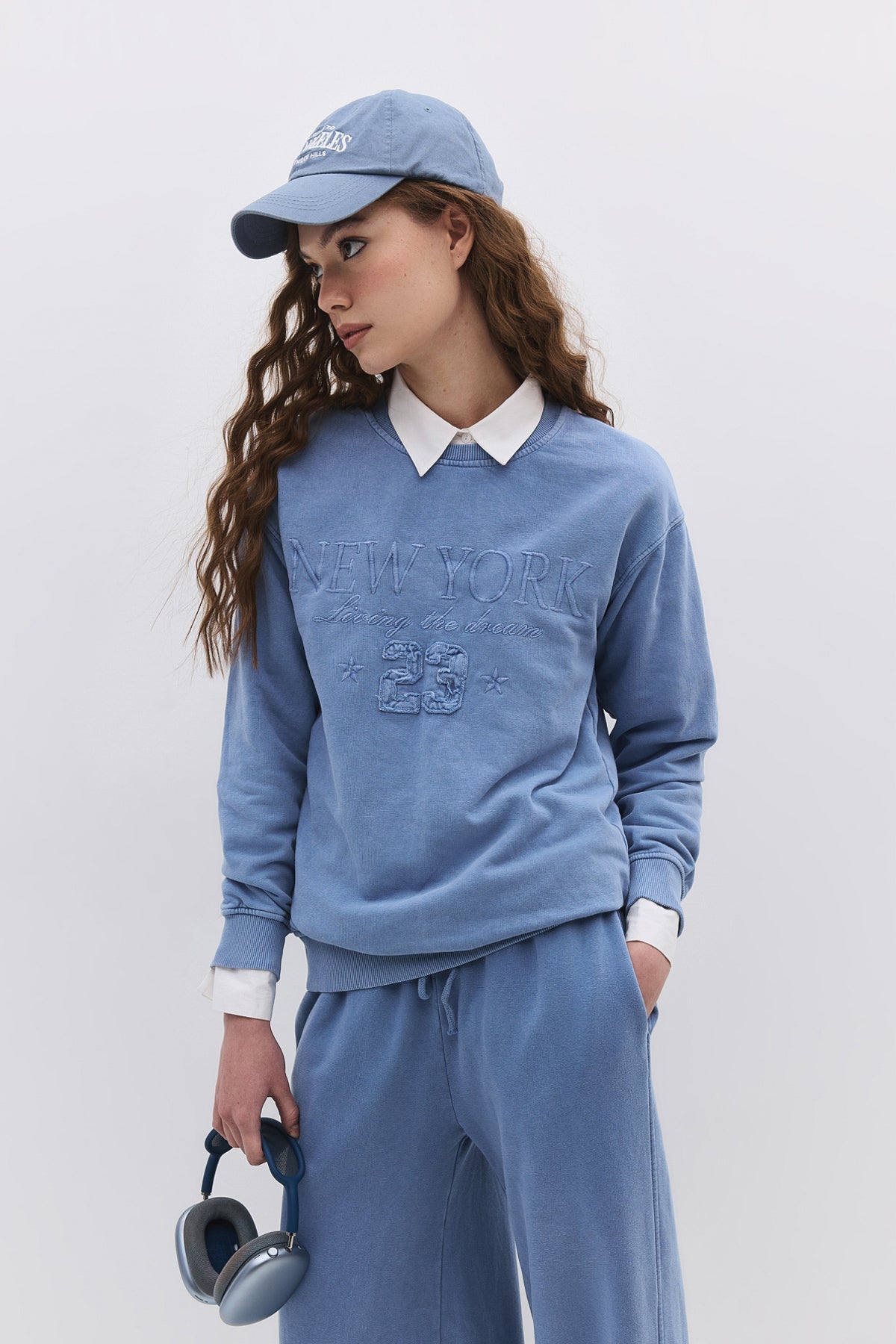 Sweatshirt mit Rundhalsausschnitt