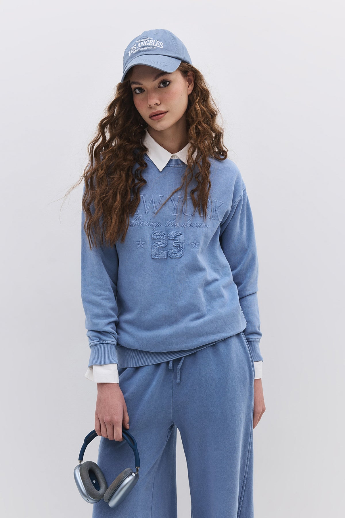 Sweatshirt mit Rundhalsausschnitt