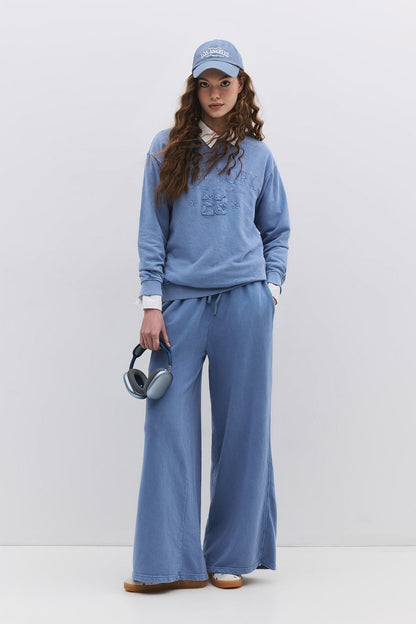 Sweatshirt mit Rundhalsausschnitt