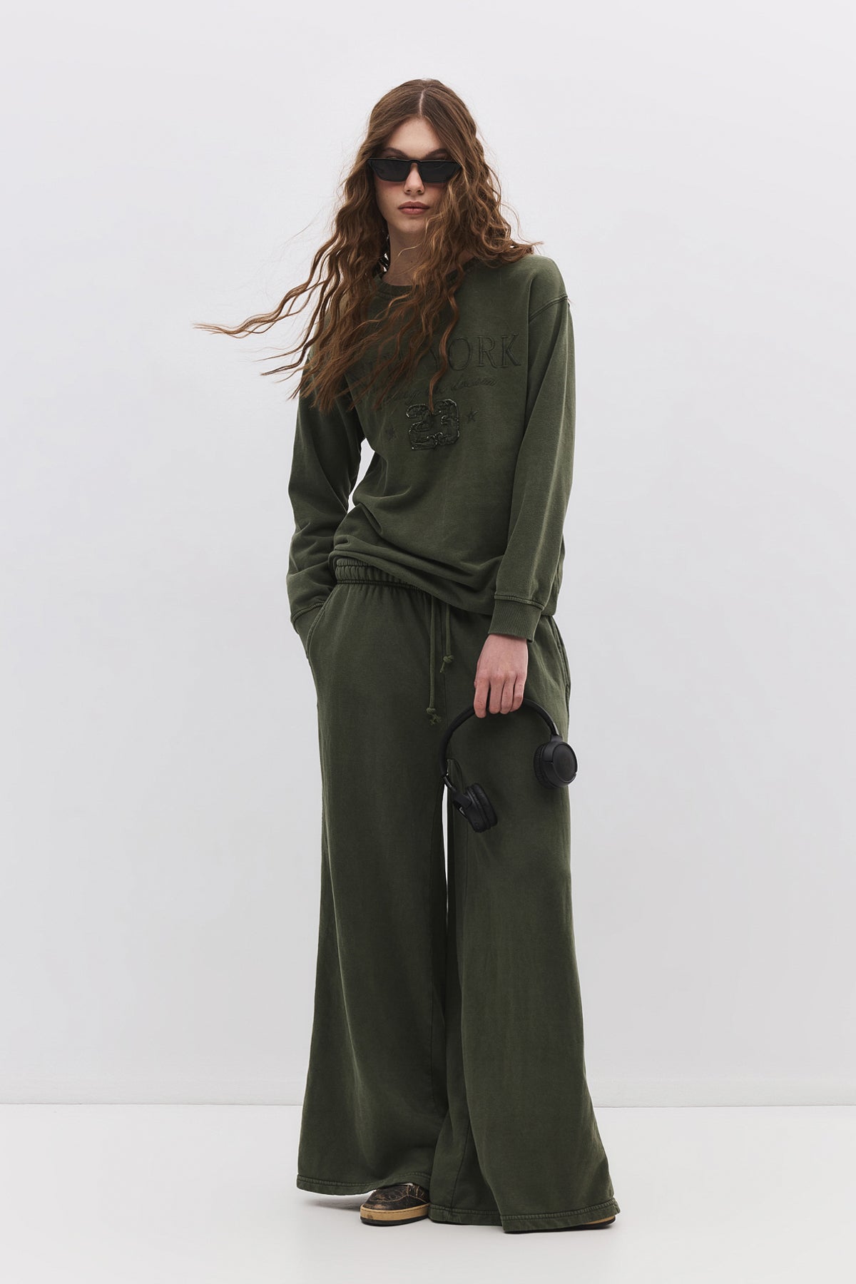 Sweatshirt mit Rundhalsausschnitt