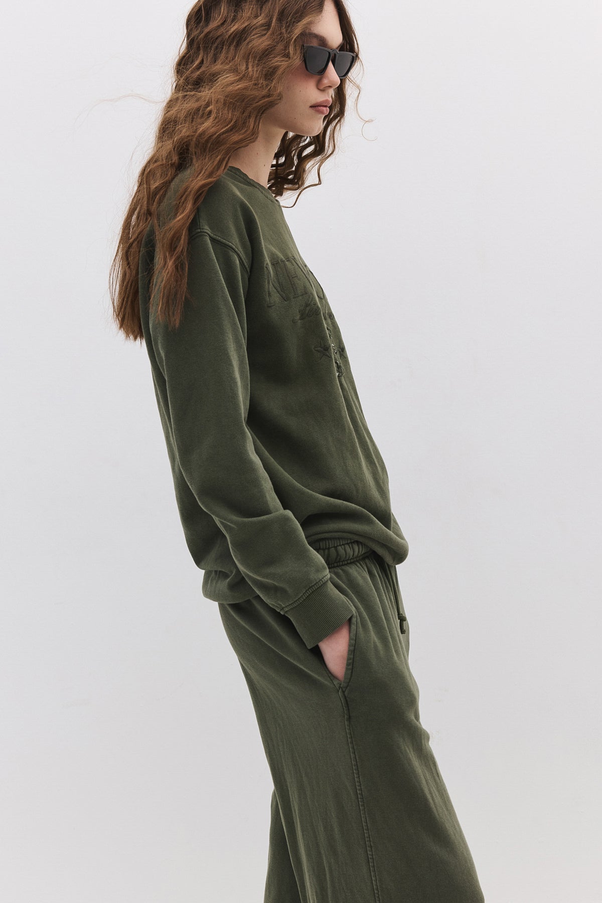 Sweatshirt mit Rundhalsausschnitt