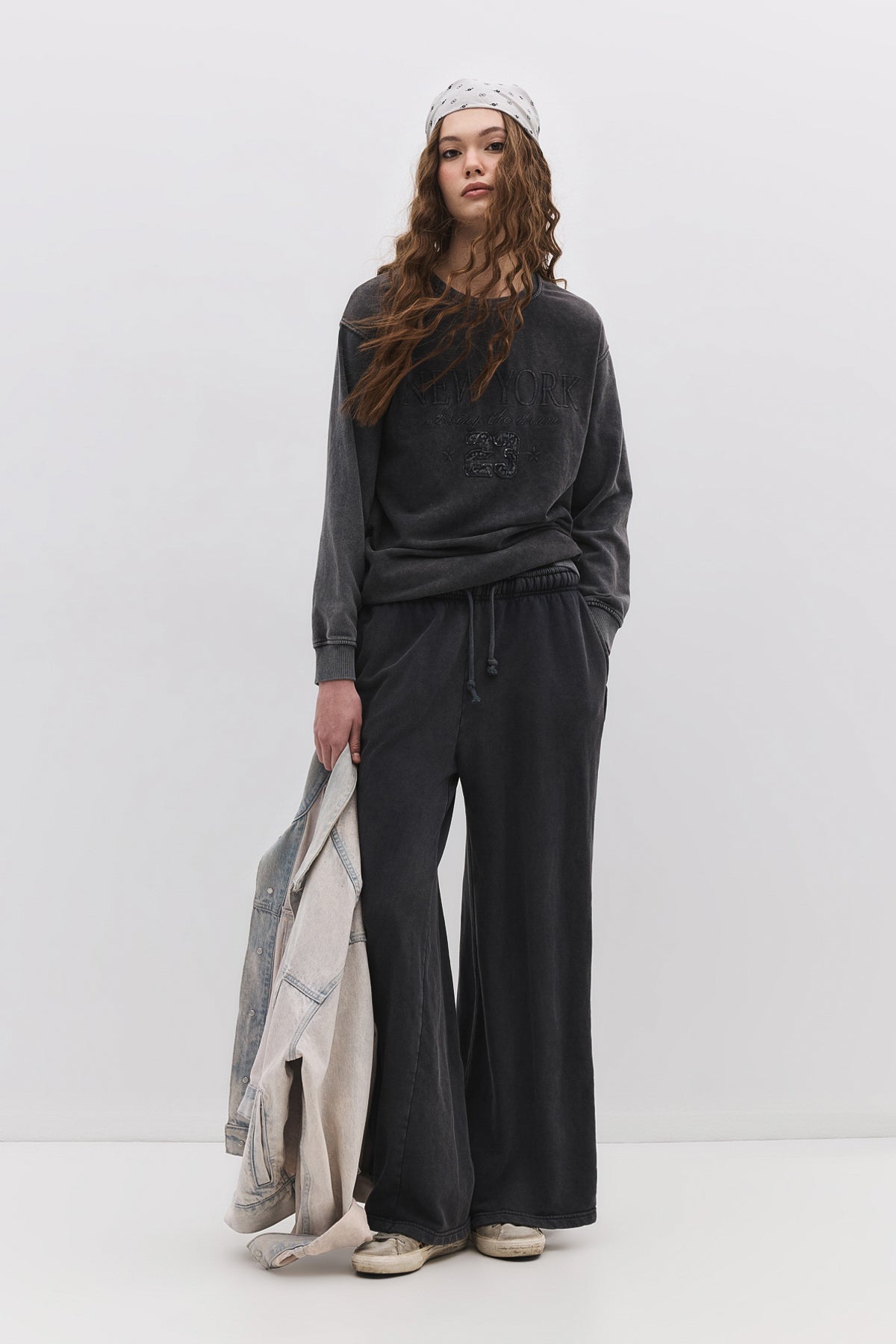 Sweatshirt mit Rundhalsausschnitt