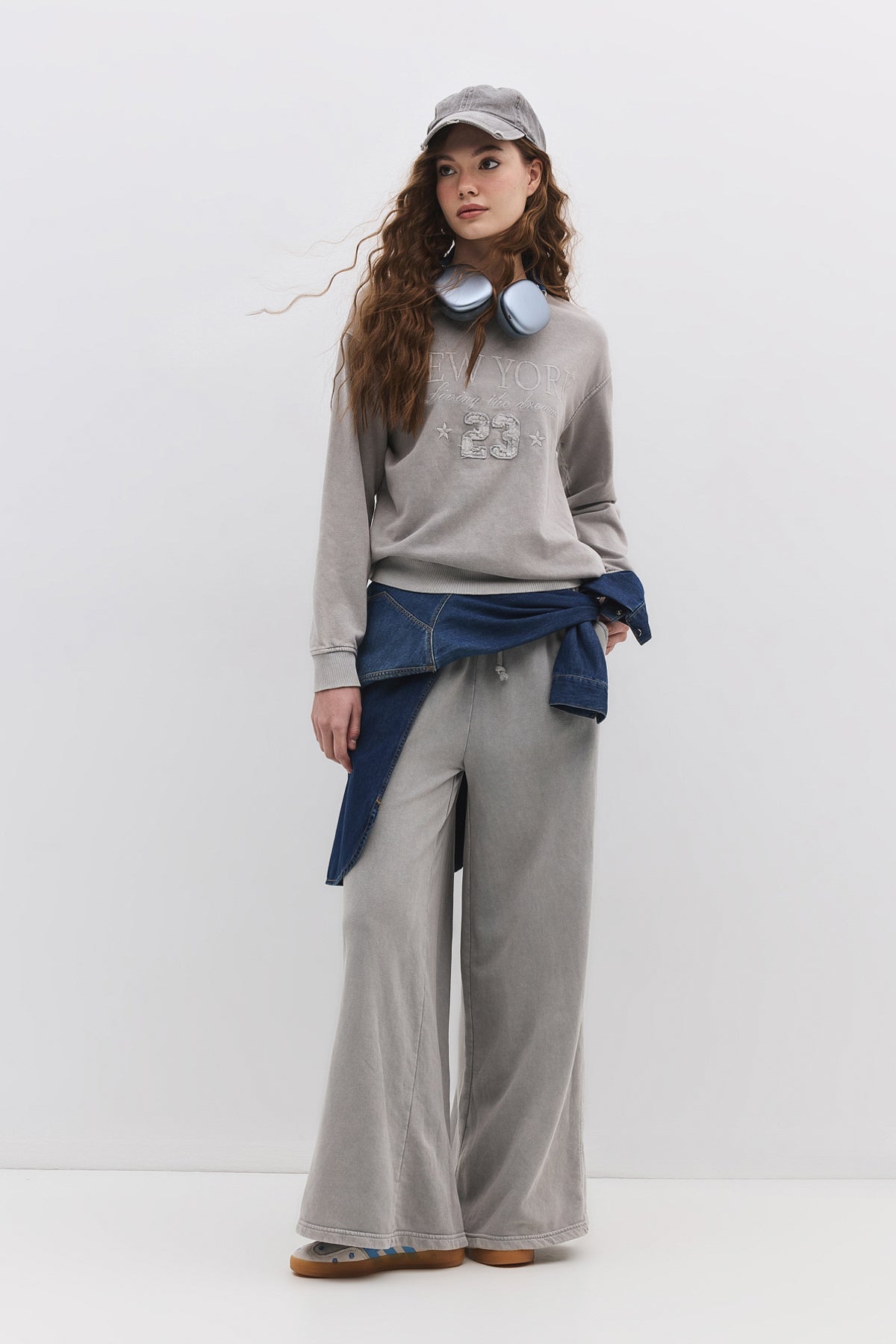 Sweatshirt mit Rundhalsausschnitt