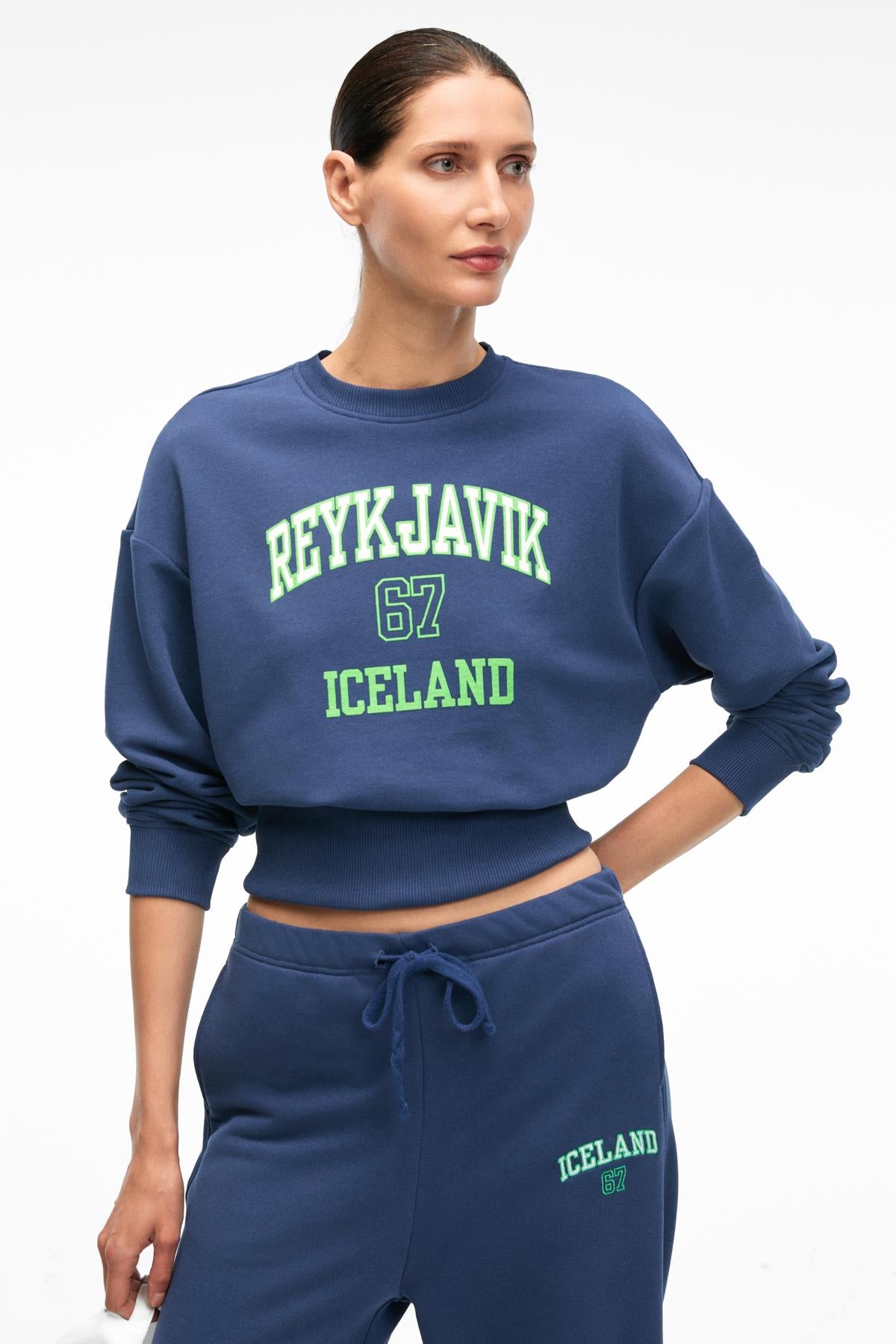 SORELLIA Damen Print-Sweatshirt