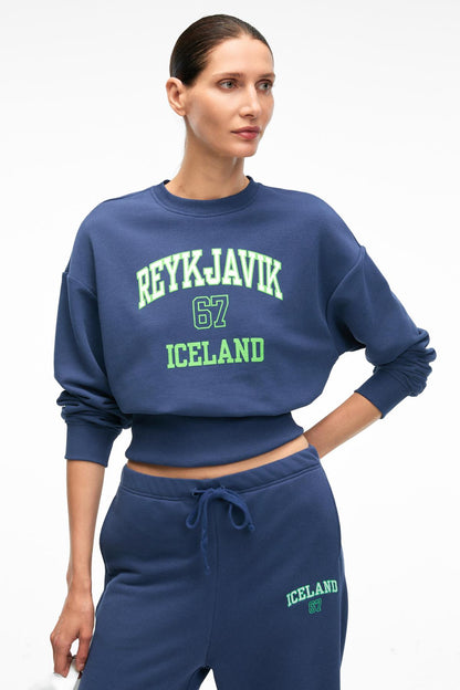 SORELLIA Damen Print-Sweatshirt