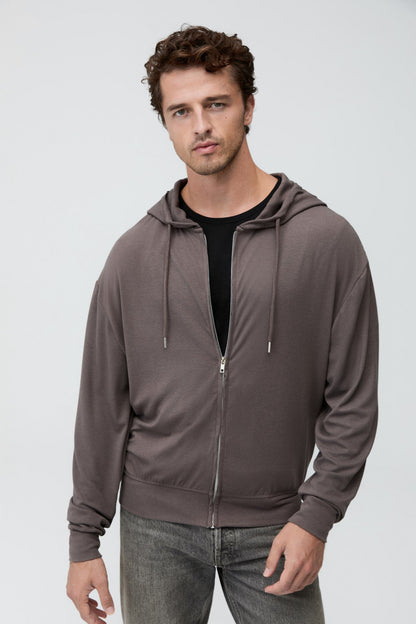 SOREN Herren Dünnes Kapuzensweatshirt