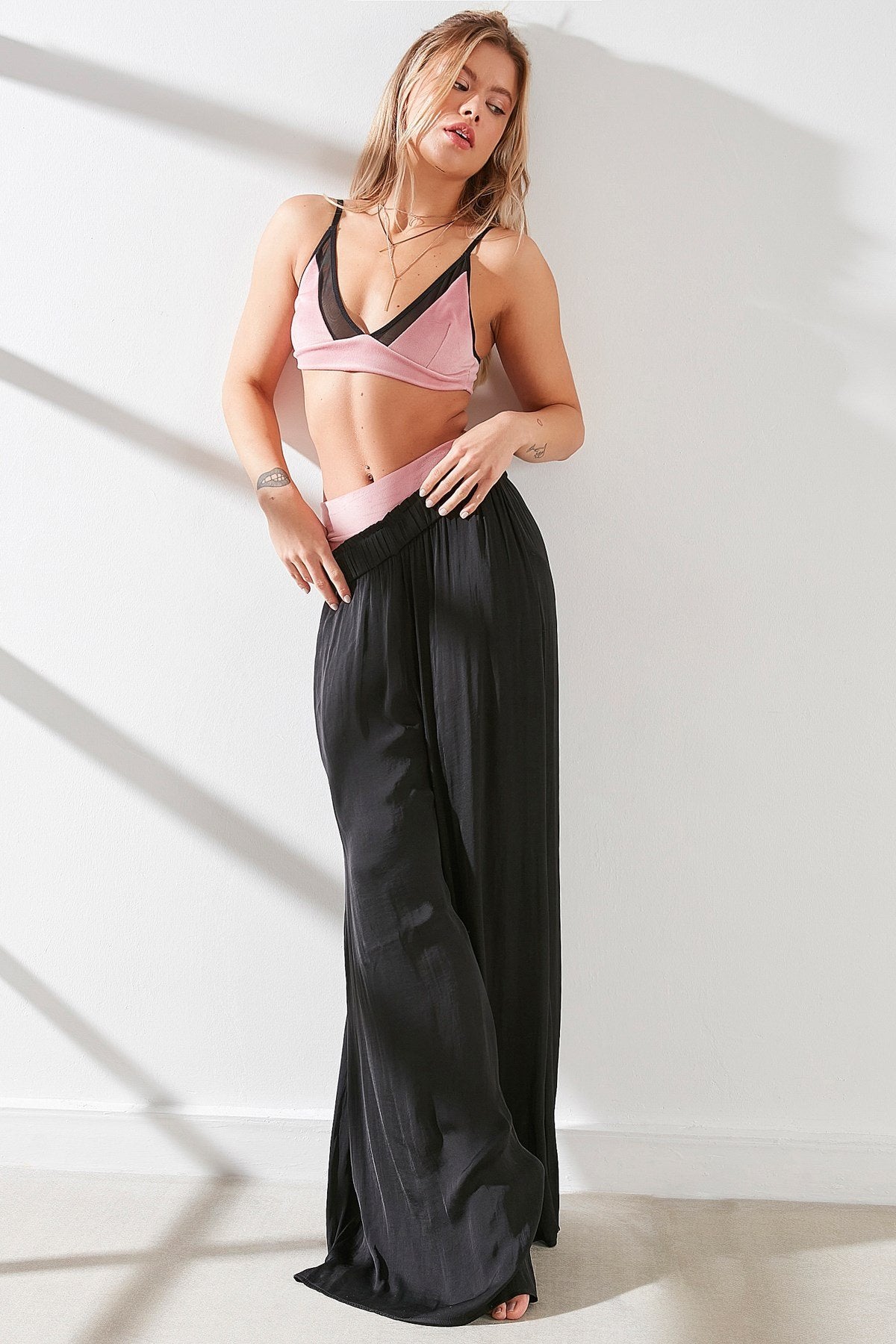 Velours Bralette Set mit Shorts