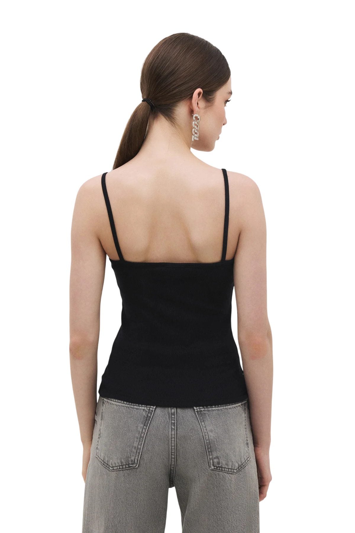 Tanktop mit dünnen Trägern