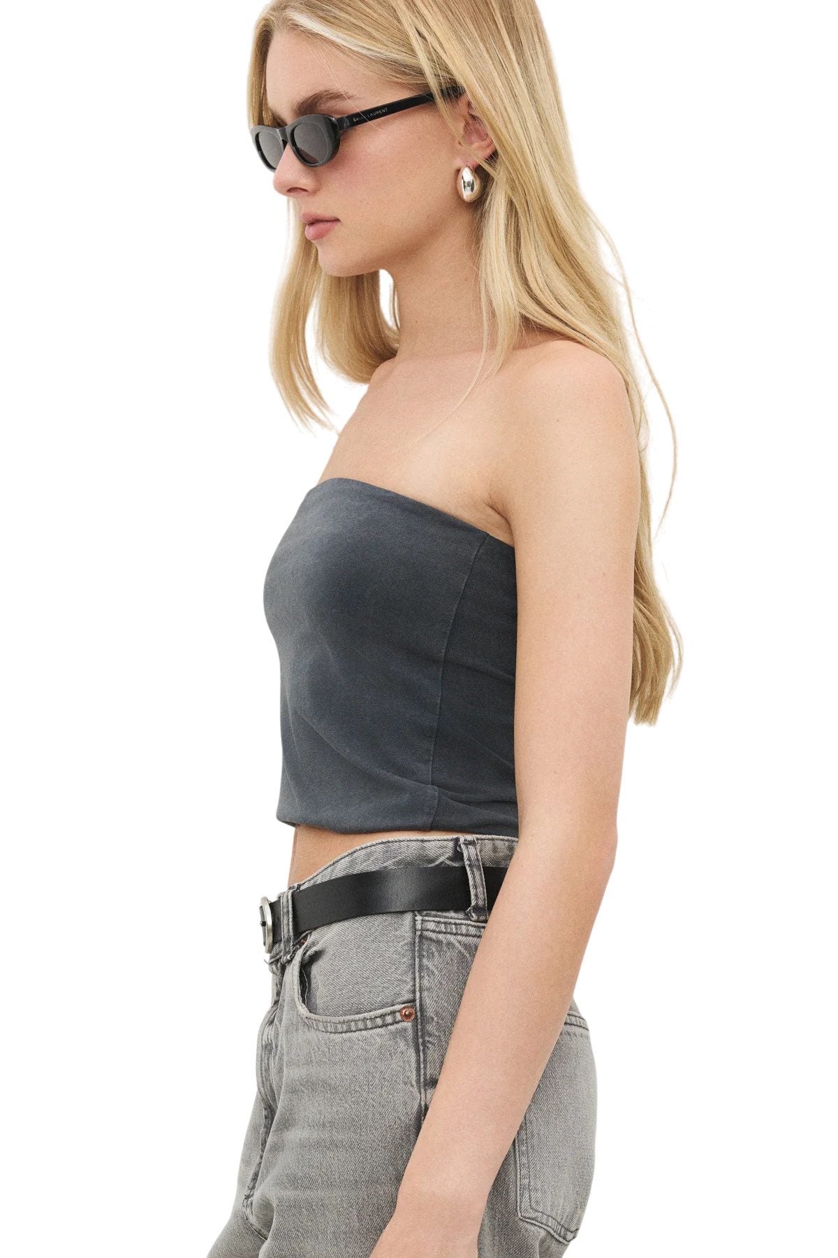 trägerlose Bluse