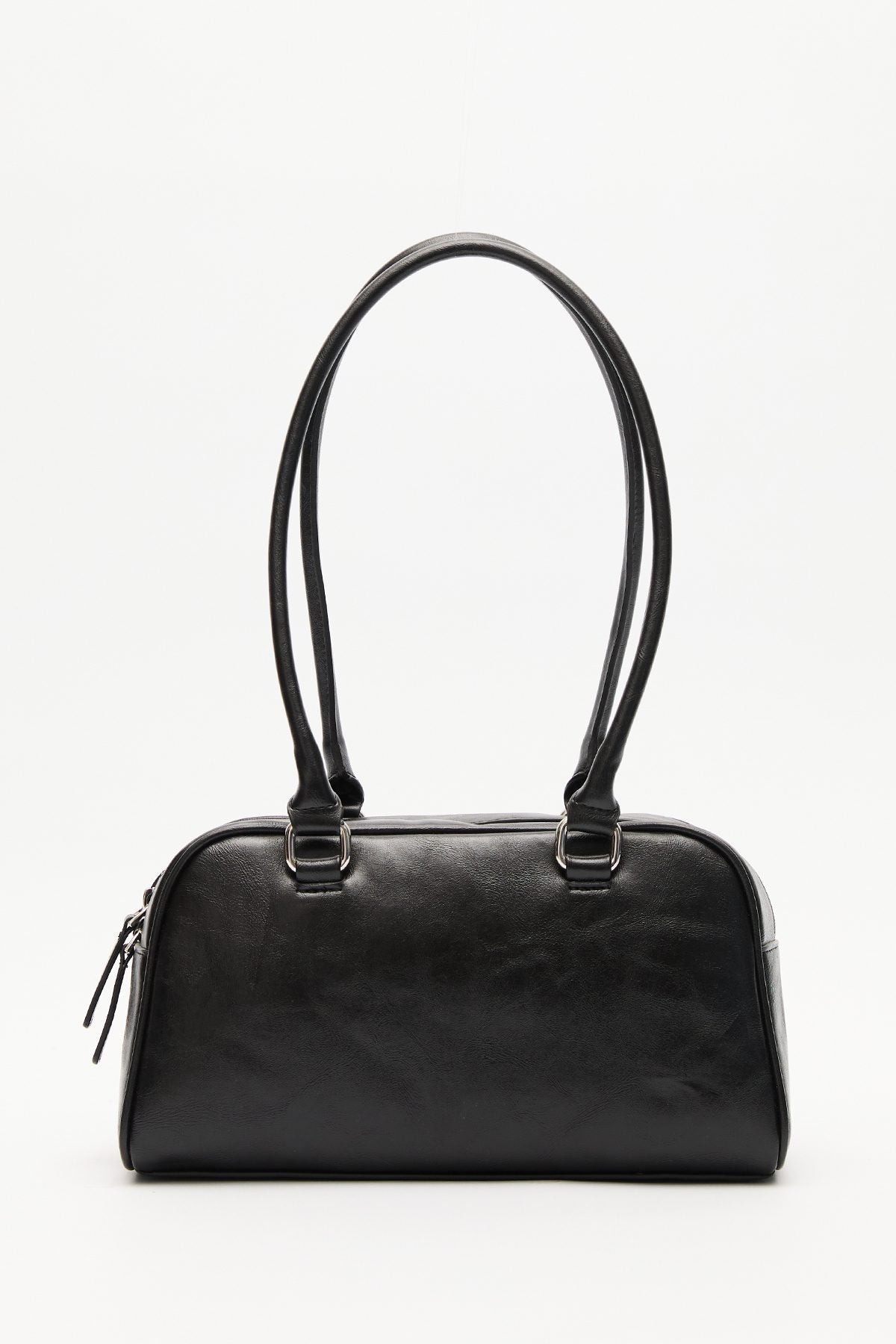 SCHWARZE RETRO-TASCHE MIT TASCHEN