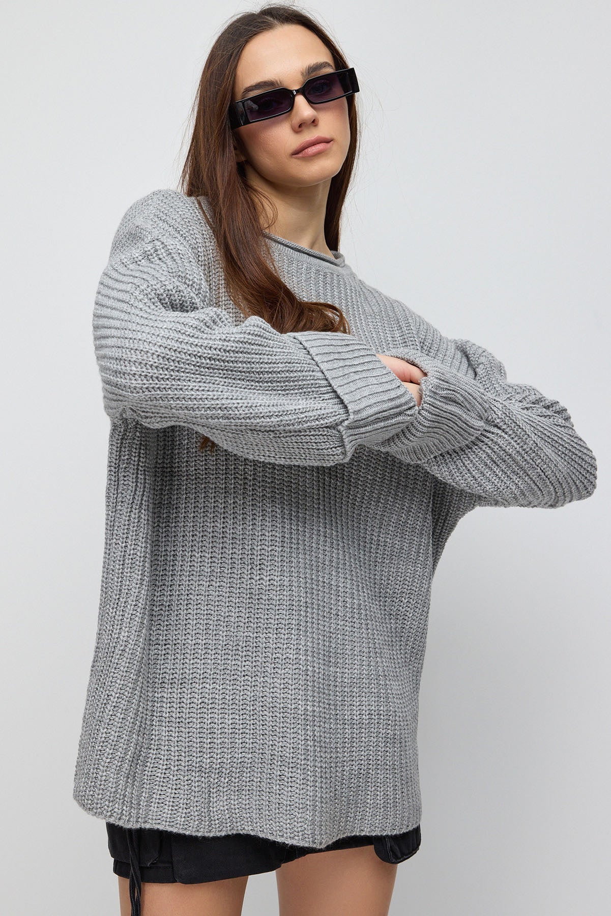 Oversize-Strickpullover