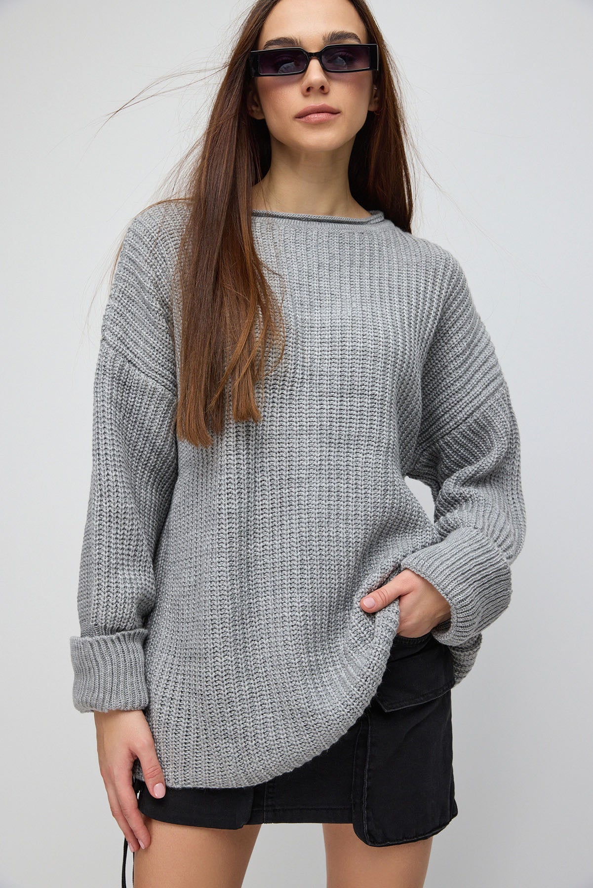 Oversize-Strickpullover