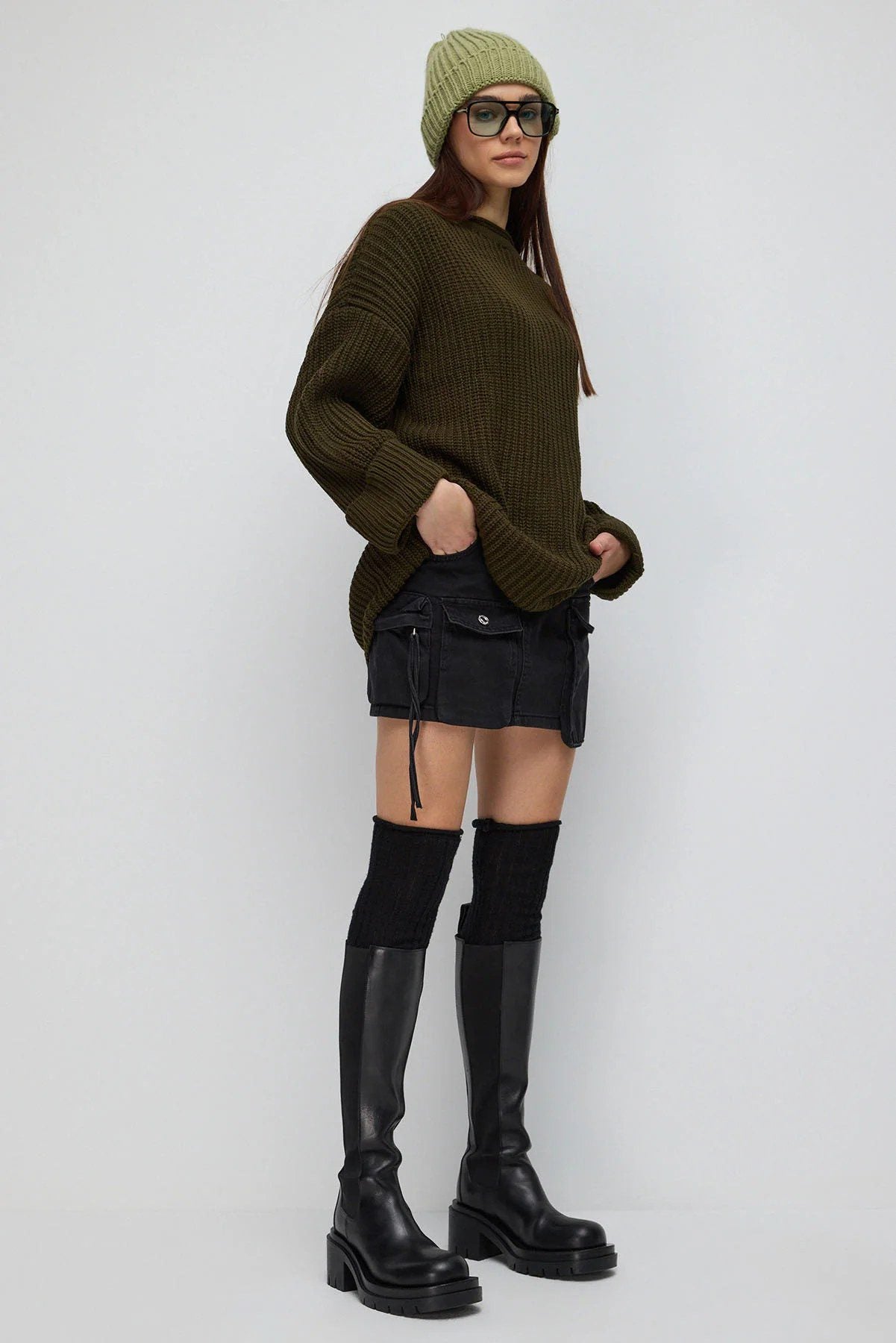 Strickpullover in Standardgröße (Übergröße)