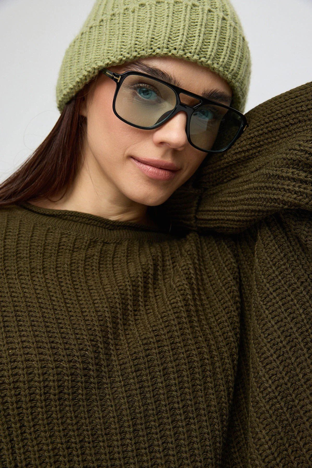 Strickpullover in Standardgröße (Übergröße)