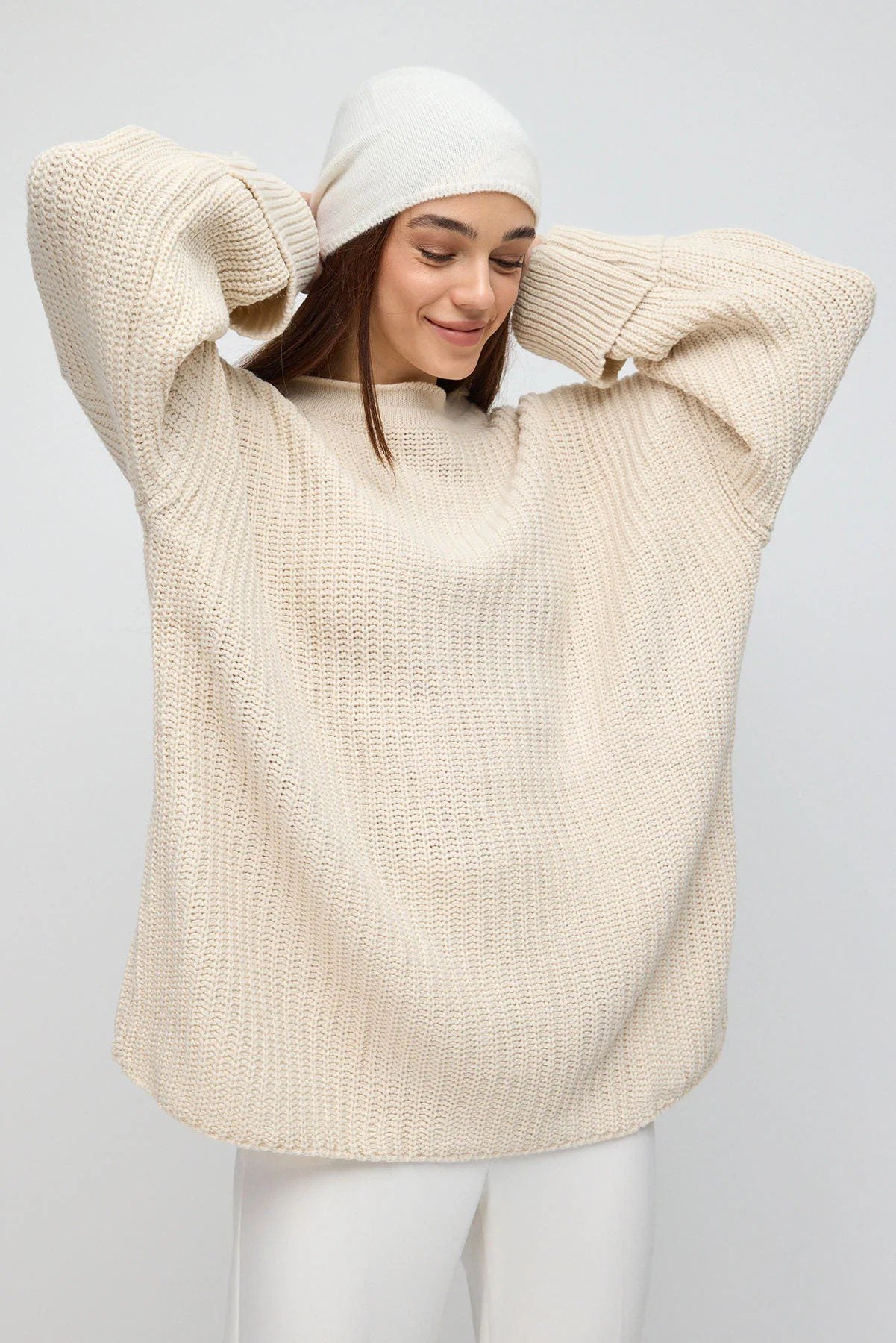 Strickpullover in Standardgröße (Übergröße)