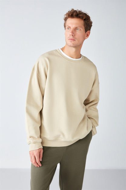 STEPHAN Herren Oversize Bio-Sweatshirt