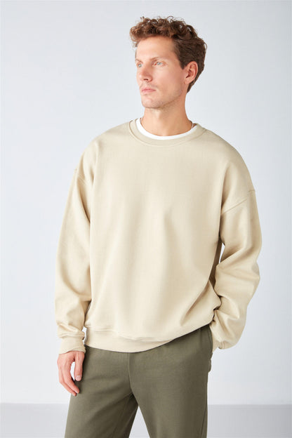 STEPHAN Herren Oversize Bio-Sweatshirt