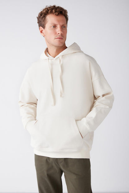 STEVE Herren Oversize Kapuzenpulli