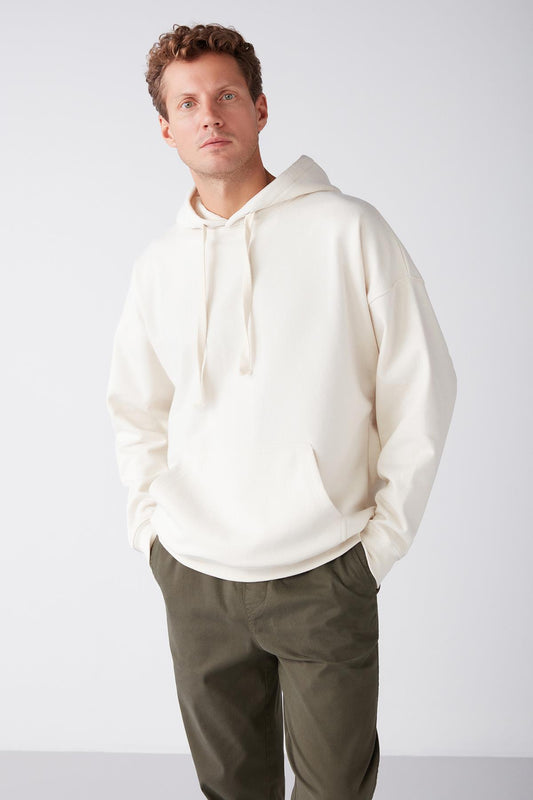 STEVE Herren Oversize Kapuzenpulli