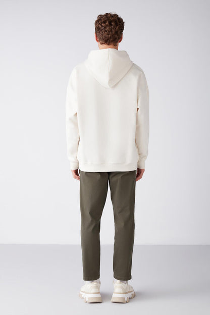 STEVE Herren Oversize Kapuzenpulli