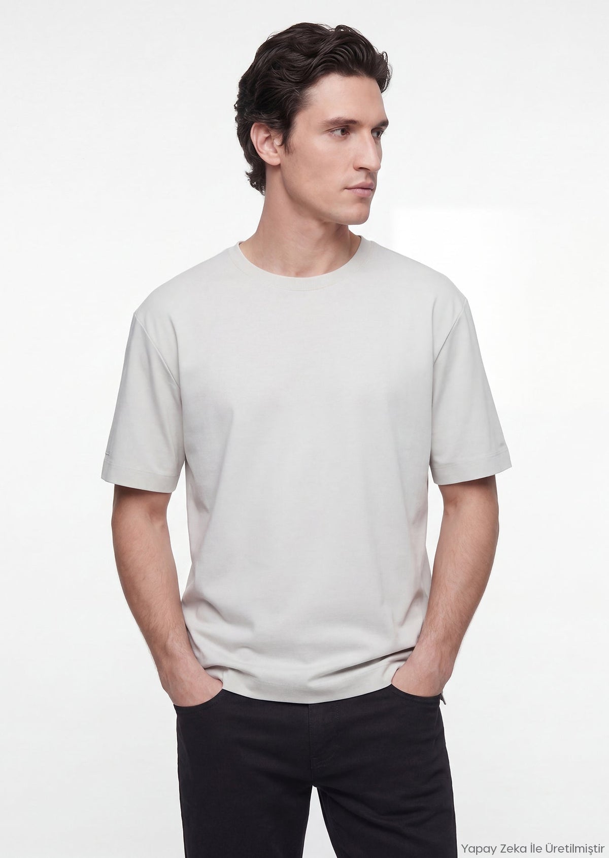 Stone Rundhals-T-Shirt