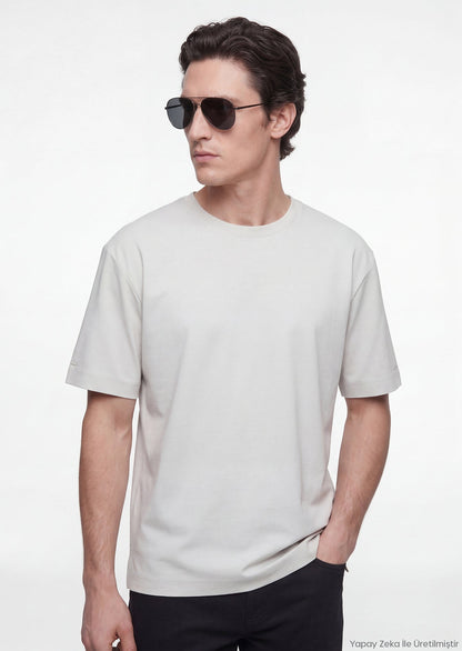 Stone Rundhals-T-Shirt