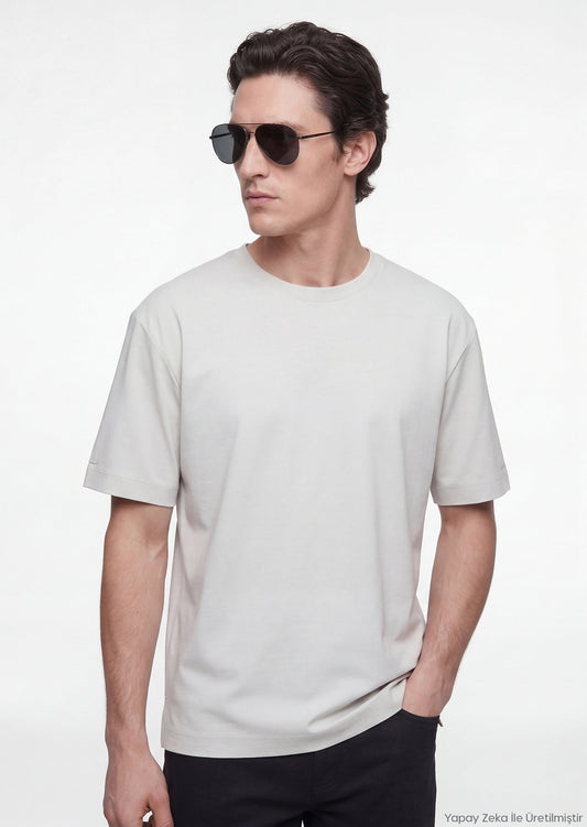 Stone Rundhals-T-Shirt