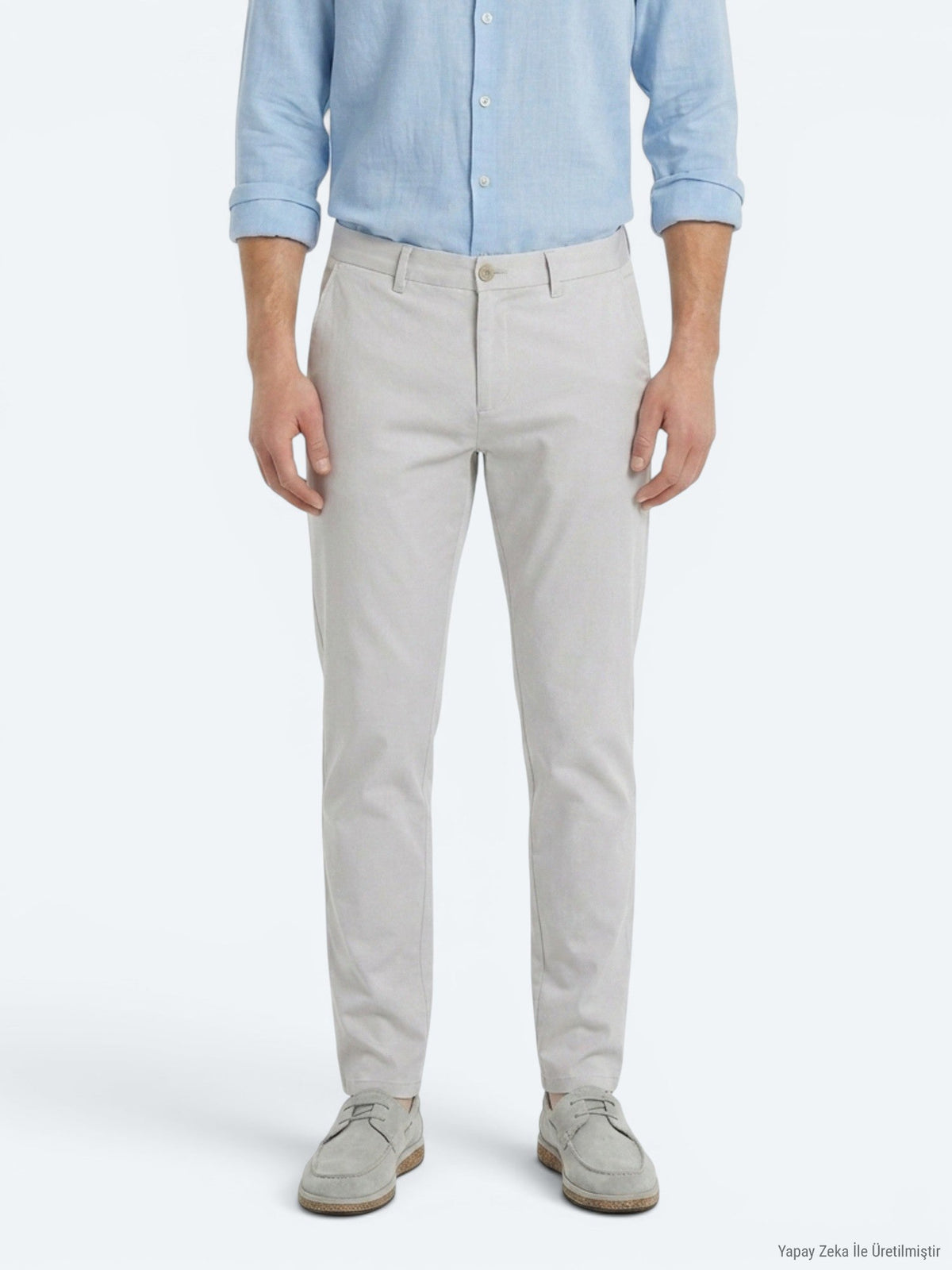 Stein Weben Schmale Casual-Hosen