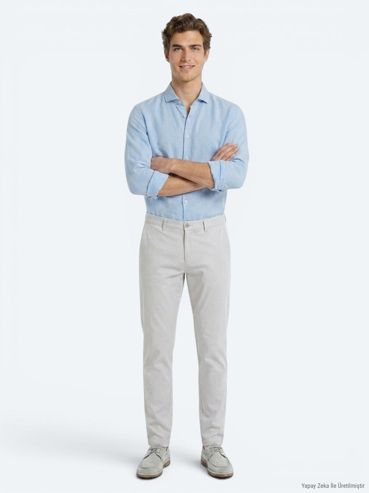 KİP Stein Weben Schmale Casual-Hosen Stone color