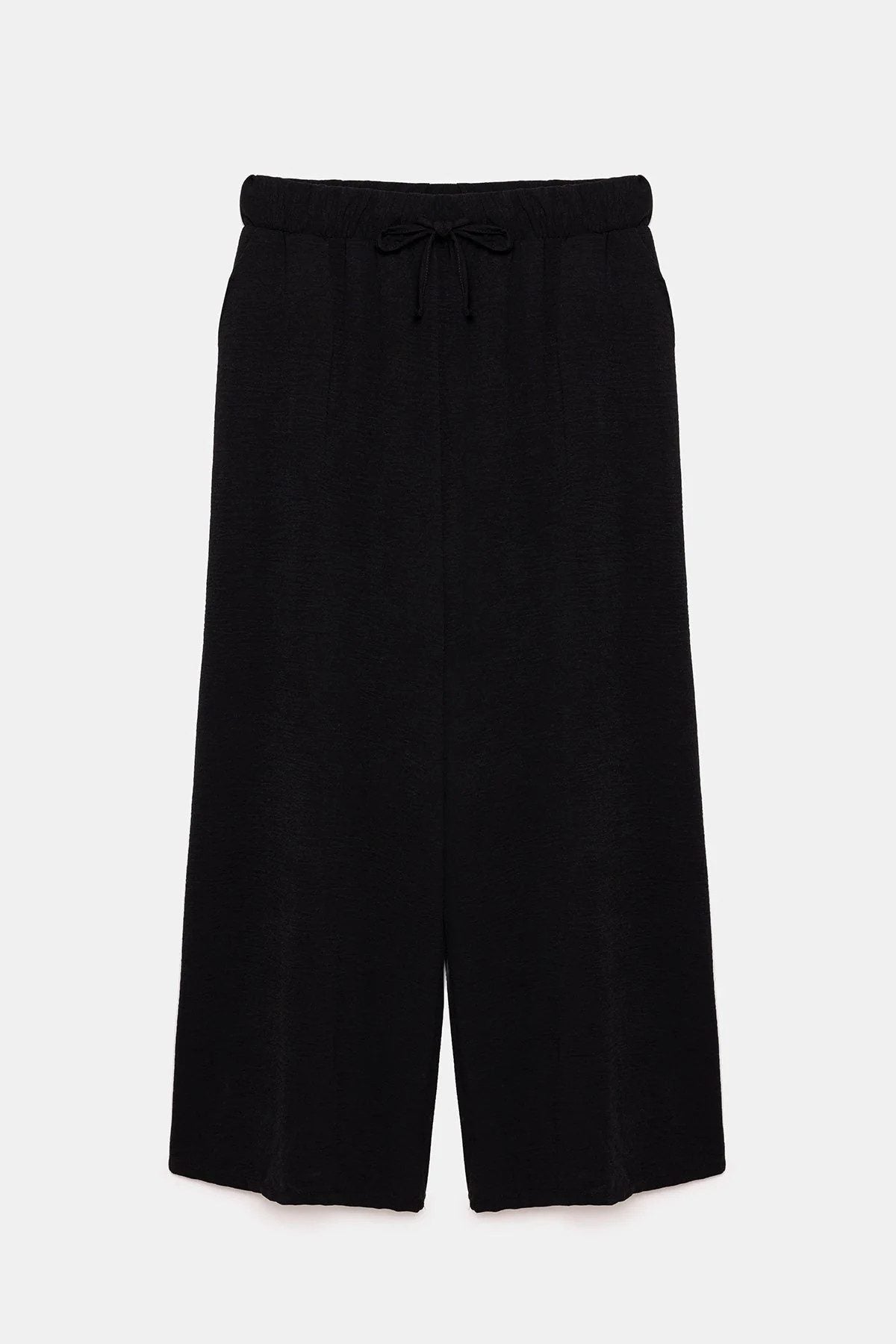 Stretch-Jersey-Hose mit weitem Bein