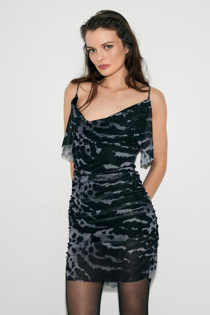 SUAVE Damen Kettenrücken-Kleid