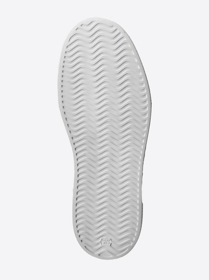Wildleder Detail Dicke Sohle Leder Sneaker