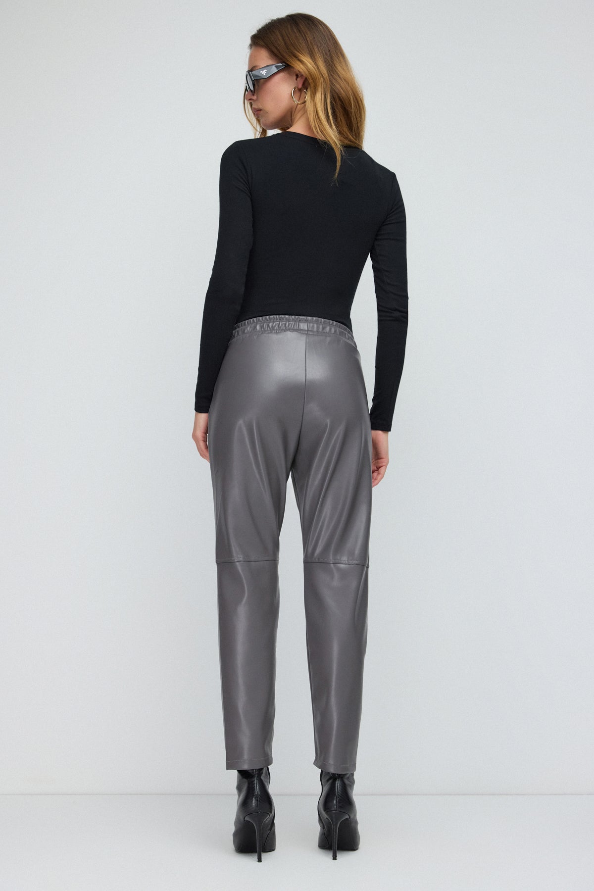 Jogginghose aus Kunstleder
